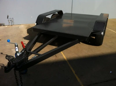 $2640.69 • Buy Brand New Flat Bed Trailer Tandem Axle 8x4 Use 4 Small Excavator Bobcat Mowers