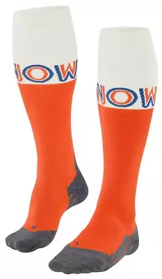 Falke Mens SK4 Advance Skiing Knee High Socks - Flash Orange • £38.95