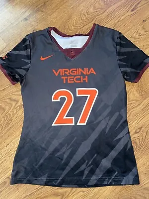 2018 Nike Virginia Tech Hokies #27 Jenna Doyle Worn Womens Lacrosse Jersey • $34.99
