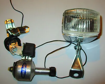 Vintage Royce Union Bicycle Light Generator And Headlight • $12.99