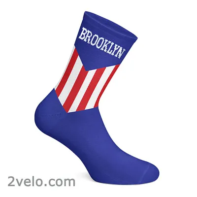 $5.80 • Buy BROOKLYN Cotton Cycling Socks, Retro , Size 39-42