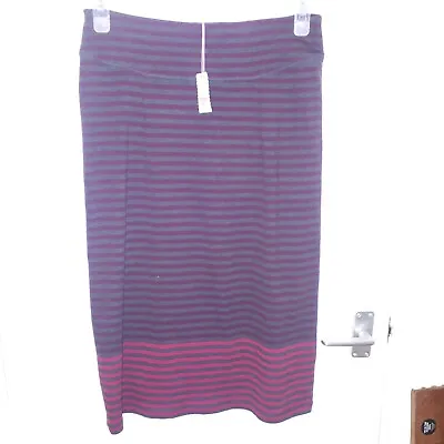 £25 • Buy White Stuff Carrington Beetroot Stripe Jersey Pencil Tube Skirt UK Size 12 BNWT 