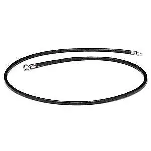 Leather Necklace Strap Black • $40.48