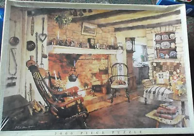 JR 2000 Piece Jigsaw - Country Cottage IV - David Elliott - New & Sealed • £4.50