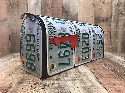 New Gibraltar Mailbox Customized With License Plates From New Hampshire • $125.99