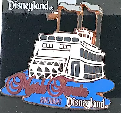 Disneyland 1998 Attractions Series Pin Frontierland Mark Twain Riverboat • $21.99