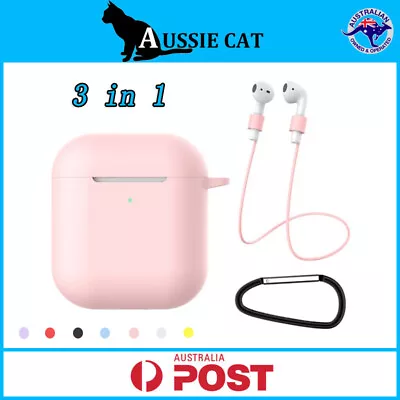 $5.45 • Buy Apple Airpods Case Silicone Gel Skin Cover Holder For Shockproof Airpod Gen 1&2