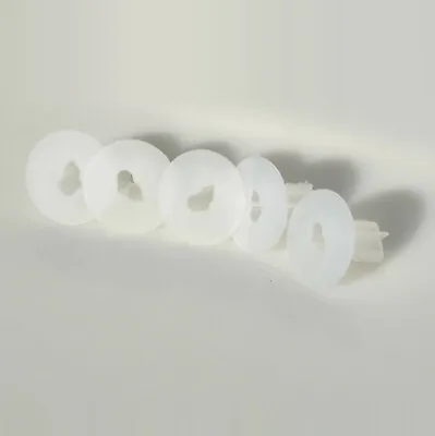 5 X Clear Twin Wall Grommets Shotgun Cable Tv Satellite Entry Exit Hole Cover • £6.99