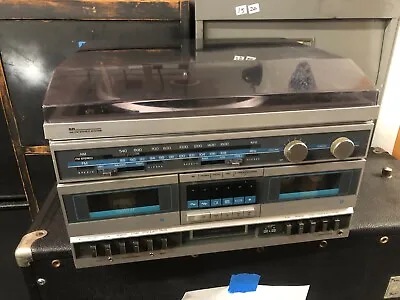 Vintage Sears SR Stereo System Record Player AM-FM Radio Cassette Deck • $70