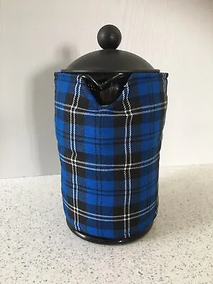 Handmade Cafetiere Cosy Cozy Cover800ml SizeBlue Tartan Coffee Pot • £10.50