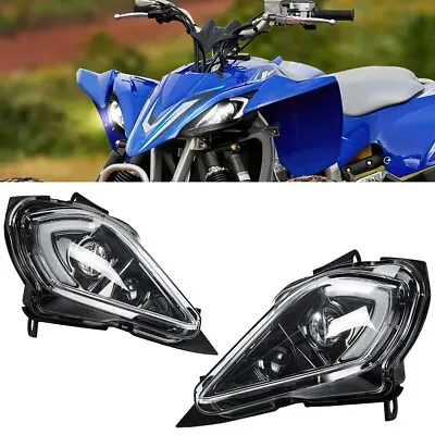 For 2006-2023 YAMAHA YFZ 450 RAPTOR 350 700 700R LED Headlights Set Head Lamps • $167.99