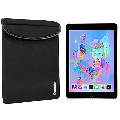 Neoprene Tablet Case For 8  Inch Devices Padded Soft Cover Sock Protection • £3.97