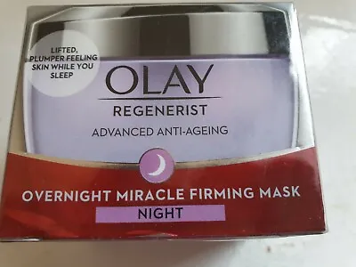 OLAY REGENERIST ADVANCED ANTI-AGEING OVERNIGHT MIRACLE FIRMING MASK NIGHT - 50ml • £16.99