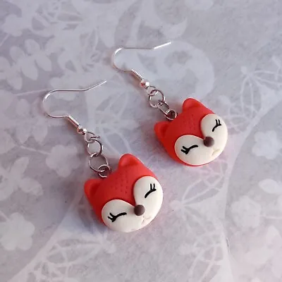 Fox Earrings Forest Animal Theme Jewellery In Gift Bag Quirky Fun UK • £3.95