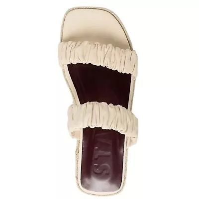 $125 • Buy NEW STAUD Maya Open Toed Ruched Sandals 11