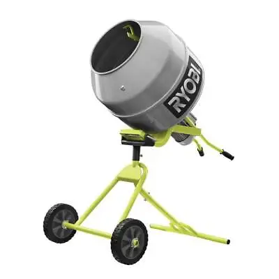 Portable Concrete Mixer Cement Electric Ryobi Direct Drive Motor New Tool 1/2 HP • $484.80