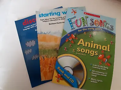 £7 • Buy FUN SONGS (ANIMAL) EYFS/STARTING WITH ME (5-7) & DISCOVERIES (Science & DT 5-11)
