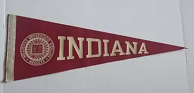 INDIANA UNIVERSITY  Pennant 23.5  Flag Banner • $6