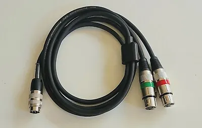 Nagra  Line Input Cable For IV-S Dual XLR-F To Tuchel Brand New Tested!! • £75.99