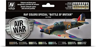 Vallejo  RAF & FAA Special Battle Of Britain WWII  Model Air Acrylic Colouring • £21.87