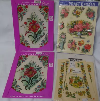 Vintage Meyercord & Decalart Decals - Floral • $15.99
