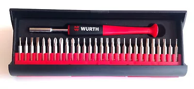 Wurth 29 Piece Precision Mechanic Screwdriver Bit 06134895 • $30.50