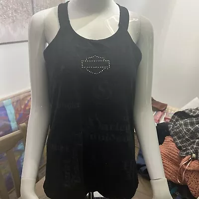 Harley Davidson Tank Top Built In Bra Sz. Large • $15