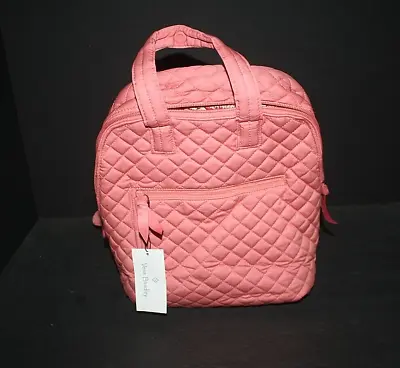 Vera Bradley TERRA COTTA ROSE Mini Totepack Backpack Recycled Cotton NWT • $51