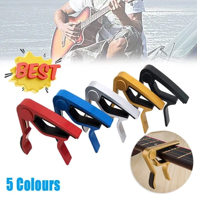 $4.95 • Buy Premium Alloy Capo Quick Change Trigger Clamp For Guitar Banjo Ukulele Mandolin