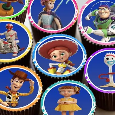 £5.39 • Buy Toy Story Characters Edible Cupcake Toppers Cake Decorations C3587