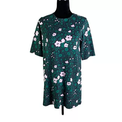 Marimekko X Anthropologie Huuru Tunic Green Floral Women’s Size XS • $61.60