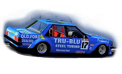 1:10 RC Clear Lexan Body ShellClassic Ford Falcon XD Racing Tru Blu Livery • £29.39