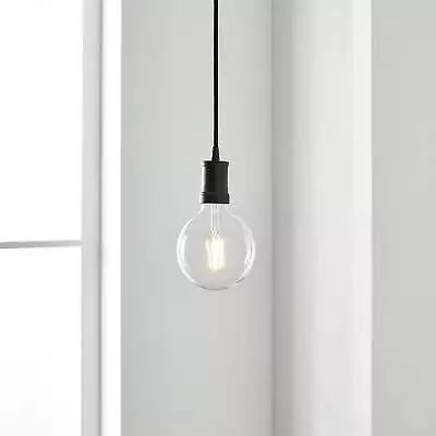 57  Architectural Pendant Light Adjustable Cord G40 LED Decorative Bulb • $29