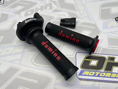 NEW Domino KRR Quick FAST Action Throttle & Grips - Race Track Motorcycle  • $82.08