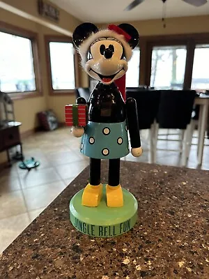 Disney 100 Minnie Mouse 2023 Christmas Nut Cracker 11 Inches • $24.99