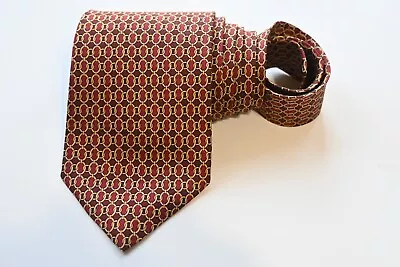 Brooks Brothers Men's Tie Red/chain Width: 3.7/8  Length: 58  • $14.98