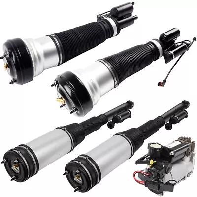 5PCS Air Suspension Strut & Compressor Assembly?Kit For Mercedes W220 S430 S500 • $639.88