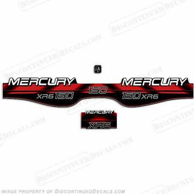 Fits Mercury 150hp XR6 Decals - 1994 - 1998 (Red) • $109.95