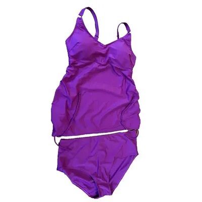 Balconette Maternity Swimming Costume Tankini For Confident Pregnant Mother • £45