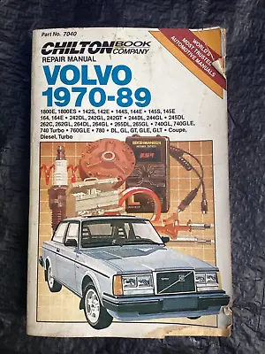 Chilton Volvo 1970-1989 Shop Repair Manual  # 7040   Gas & Diesel  Free Shipping • $14.97