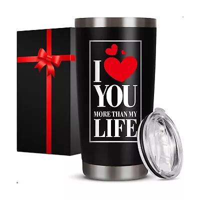 I LOVE YOU Tumbler Valentine's Day Romantic Gifts For Him Boyfriend Husband Wife • $15.25