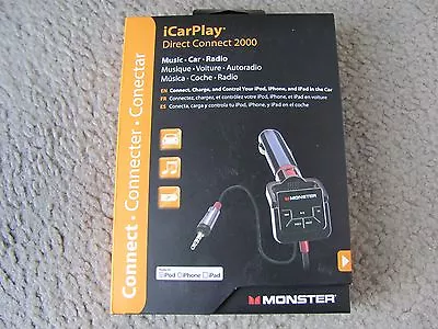 Monster ICarPlay Direct Connect 2000 Charge & Control Your IPod IPhone IPad • $19.98