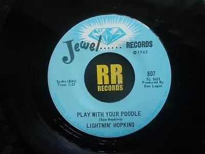 Lightnin' Hopkins - Play With Your Poodle Us Jewel R&b Blues • £15