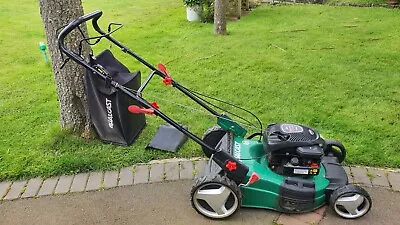 Qualcast Petrol Lawn Mower. Lawnmower. 19inch/48cm. Briggs And Stratton Engine. • £40