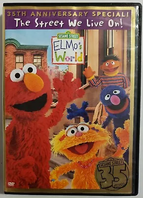 Elmo's World : The Street We Live On! (35th Anniversary) DVD 2004 • $6.99