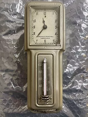 Vintage MINNEAPOLIS HONEYWELL T20581 Thermochron Clock /Thermostat ***RARE*** • $49.95