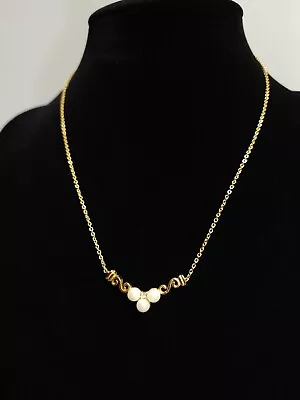 Vintage  15   Women's Gold Tone Necklace Thin Chain  • $9.09