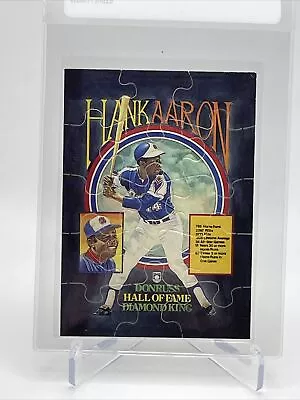 1986 Donruss Highlights Hank Aaron Puzzle Baseball Card Nm-Mint FREE SHIPPING • $1.50