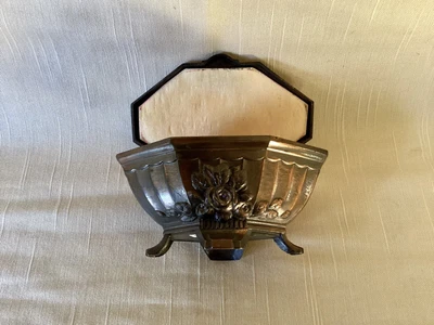 £35 • Buy Antique French Art Deco Gilt Metal Jewellery Casket