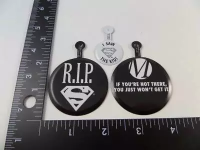 Vintage Death Of SUPERMAN Promo Comic Book Buttons / Pins • $12